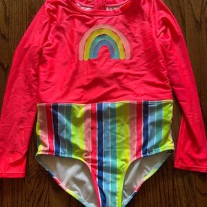 Girls Cat & Jack Size XL Plus (14-16) Used Bathing Suit